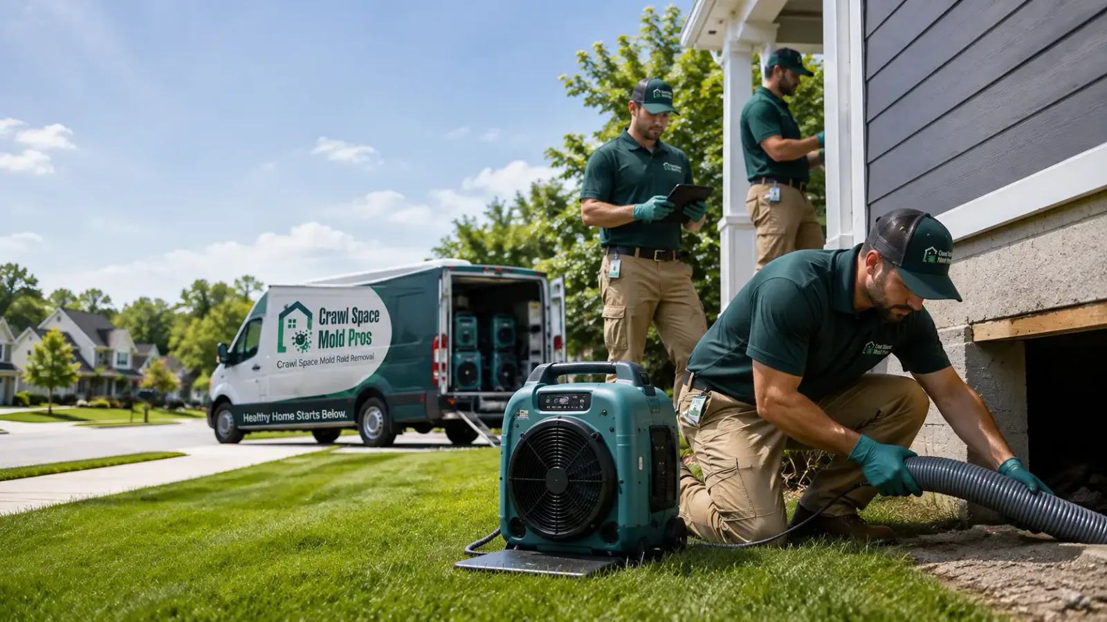 Crawl Space Mold Removal in Yermo, CA